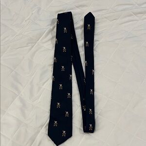 Alynn Santa at the ship wheel Nautical necktie navy Christmas 🎅